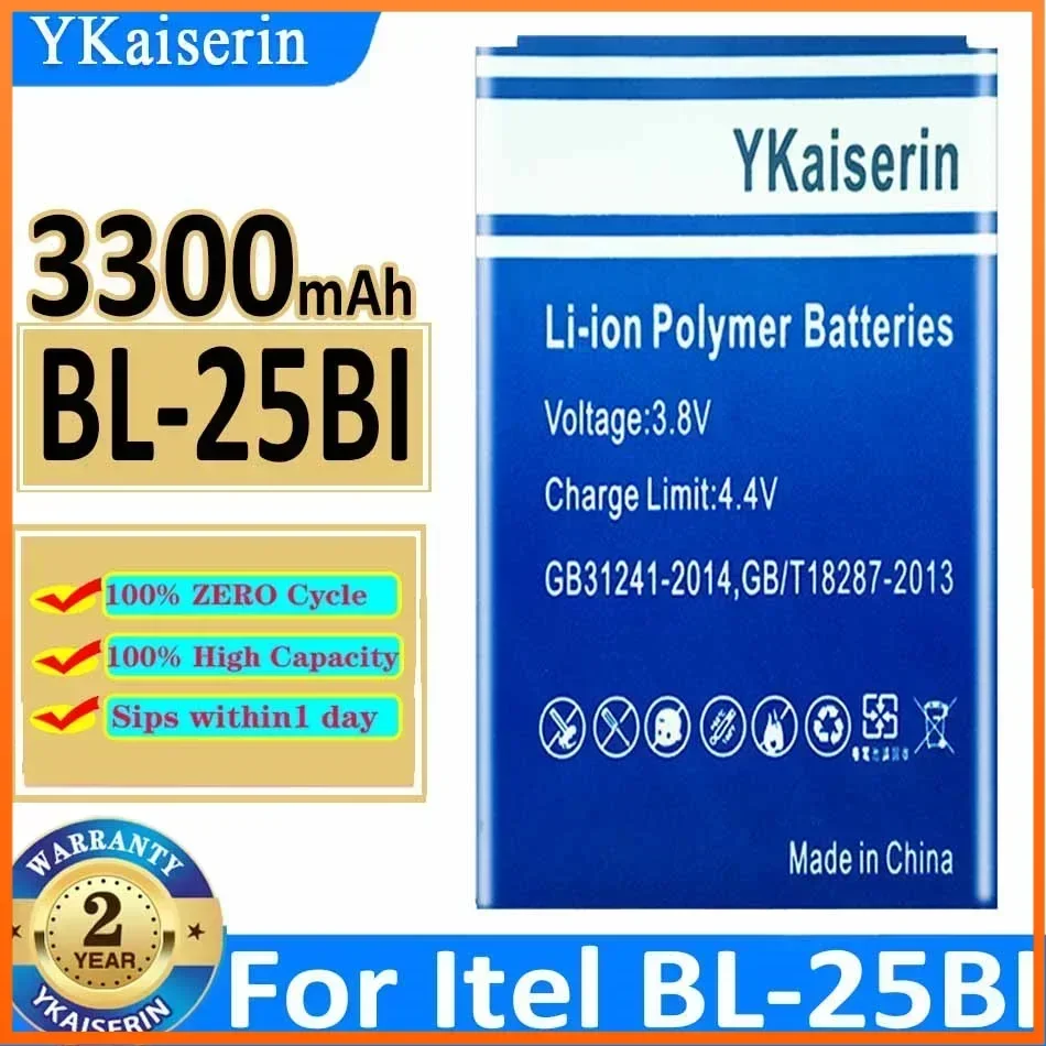 

YKaiserin Replacement Battery For ITEL BL-21BI BL-24EI BL-20HI BL-25BI Mobile Phone Bateria