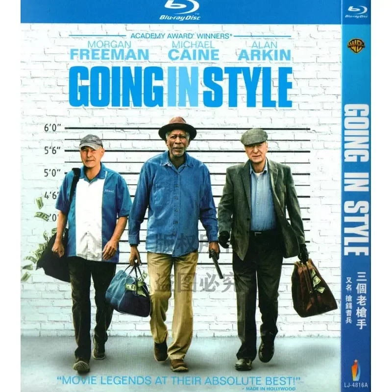 Blu-ray BD American Comedy Crime Movie Three Old Gunmen 1080p High Definition 1 Disc