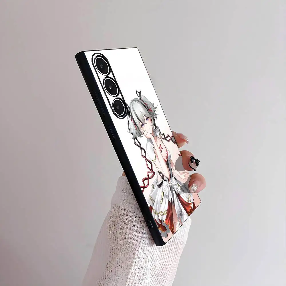 Wuthering Waves Camellya 電話ケース 電話 S シリーズ S21 S22 S23 S24 S25 FE Plus Ultra TPU ソフト肌に優しいケース