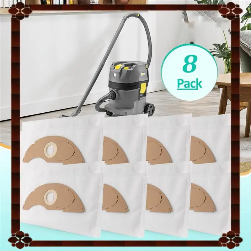 Karcher NT 22/1 용 24 시간 배송 8 팩 진공 청소기 가방 Karcher NT 22/1 진공 청소기 가방 용 액세서리