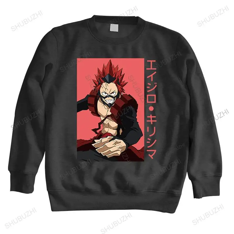 

Men Cotton hoodie autumn Brand hoodies Men sweatshirt Eijiro Kirishima hoodies Men Casual cool sweatshirts Top free shipping