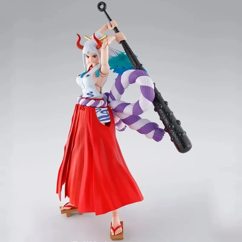 In Stock Bandai ONE PIECE  S.H.FiguartsYamato Ghost Island Crusade Anime Action Figure PVC Model Toy Collectible Ornaments Gifts