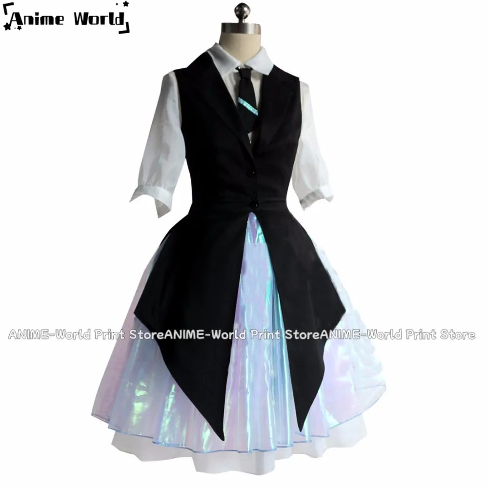 

《Custom Size》2018 Hot Anime Houseki no Kuni Phosphophy Uniform Land of the Lustrous Bort Diamond Cosplay Costumes for Halloween