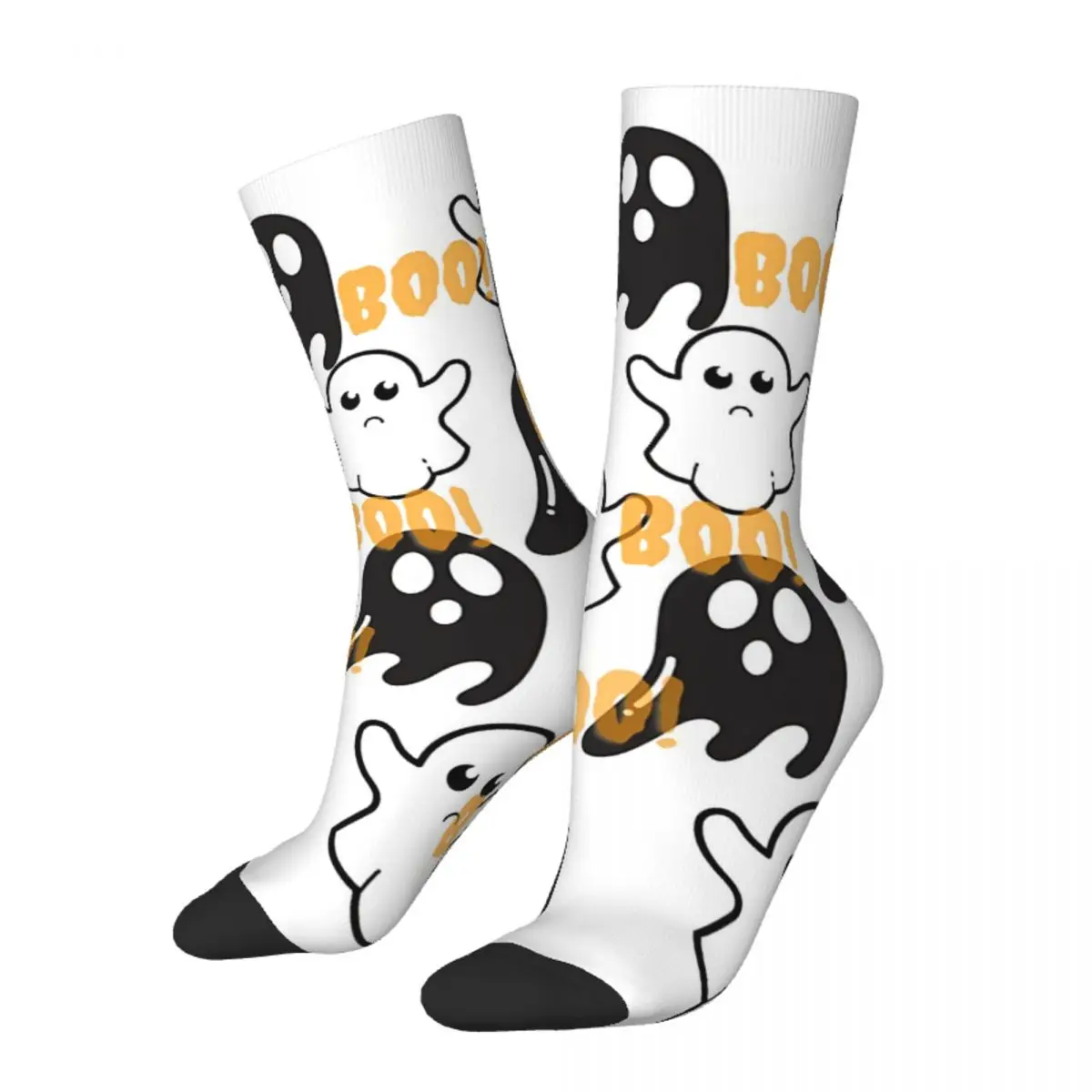 

Happy Retro Classic Crazy Men's Socks Unisex Ghost of Disapproval Street Style Seamless Printed Funny Crew Sock Boys Gift