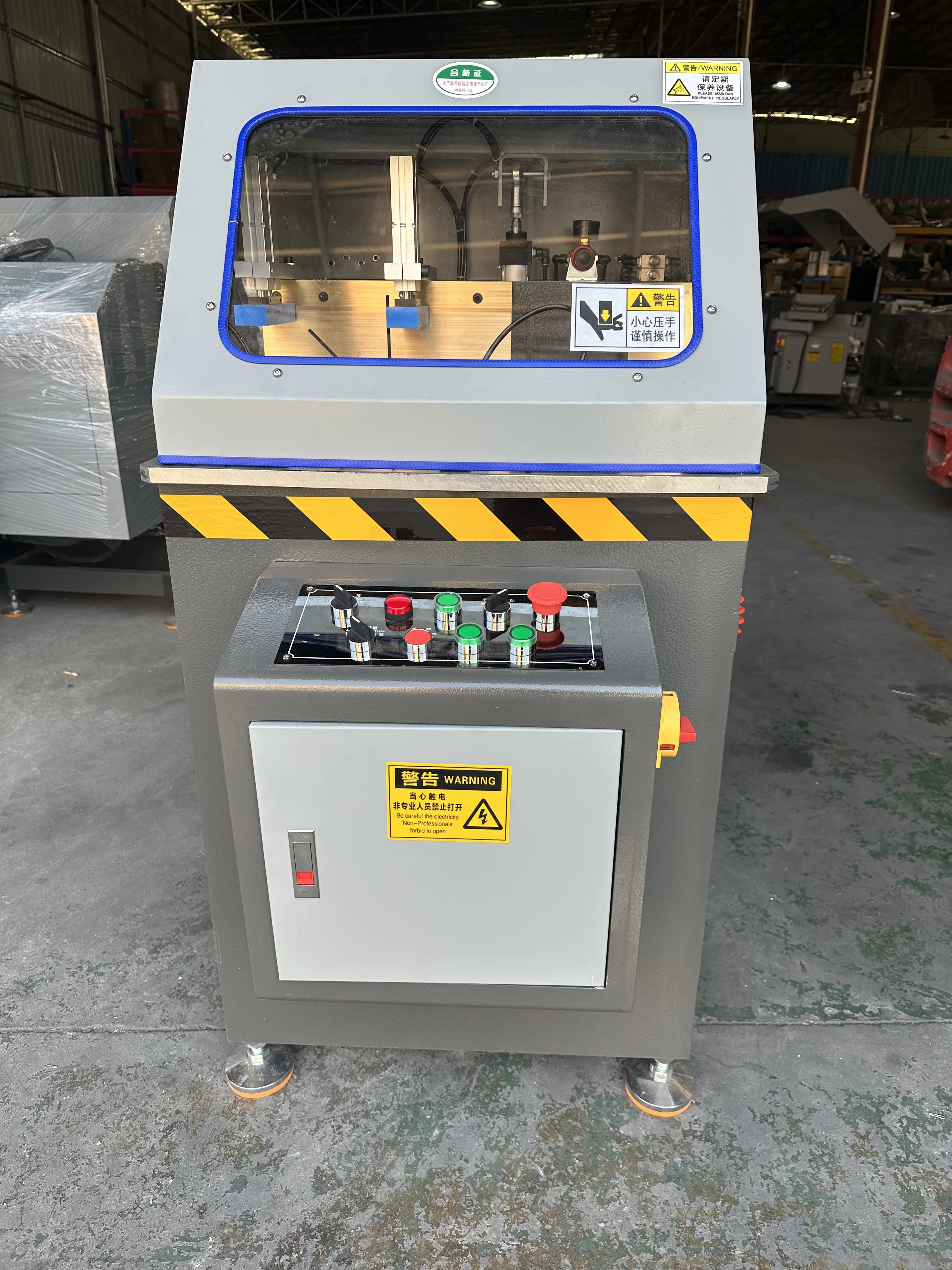 550 Heavy-duty Aluminum Profile Single Head Cutting Saw 45 Degree 90 Degree Door and Window Angle Cutting Machine