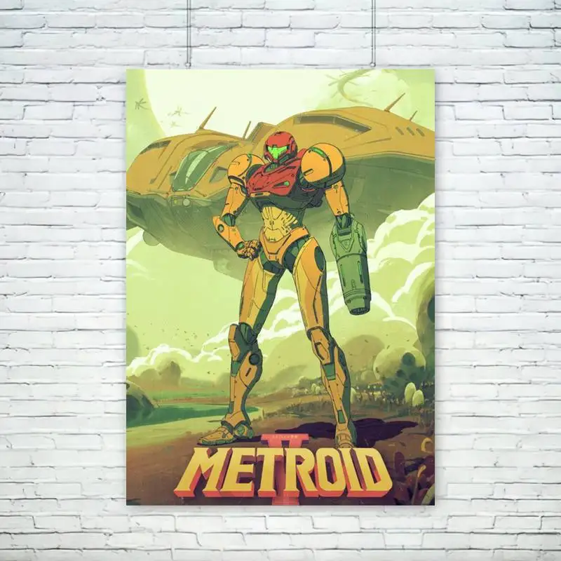 Game M-METROIDS POSTER Wall Pictures For Living Room Fall Decor