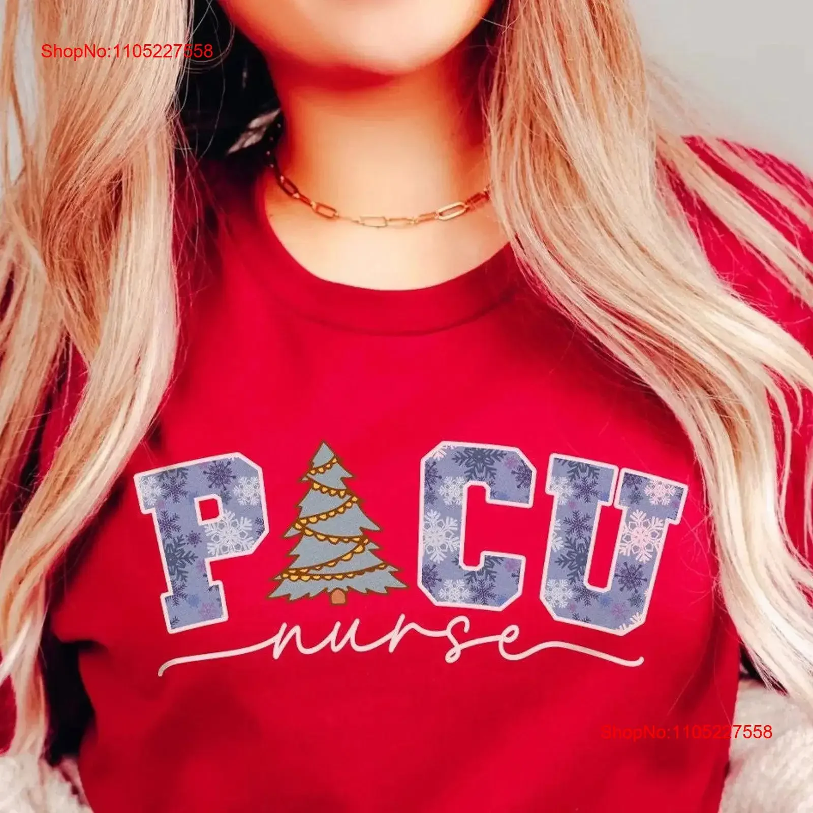 Camiseta de Navidad para Enfermera PACU, Postoperatoria, Quirúrgica, para Navidad, Fiestas, Fiesta del Papá Noel Secreto, Invierno, Estilo Vintage Lavado