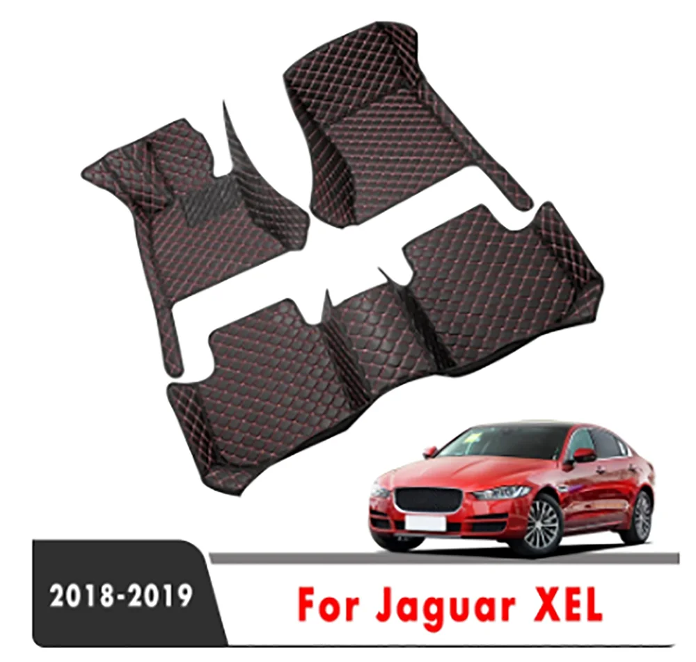 

Коврики, автомобильные коврики для Jaguar XEL 2019 2018, аксессуары для интерьера автомобиля, стильные пользовательские накладки на ножки, сменные автомобильные водонепроницаемые