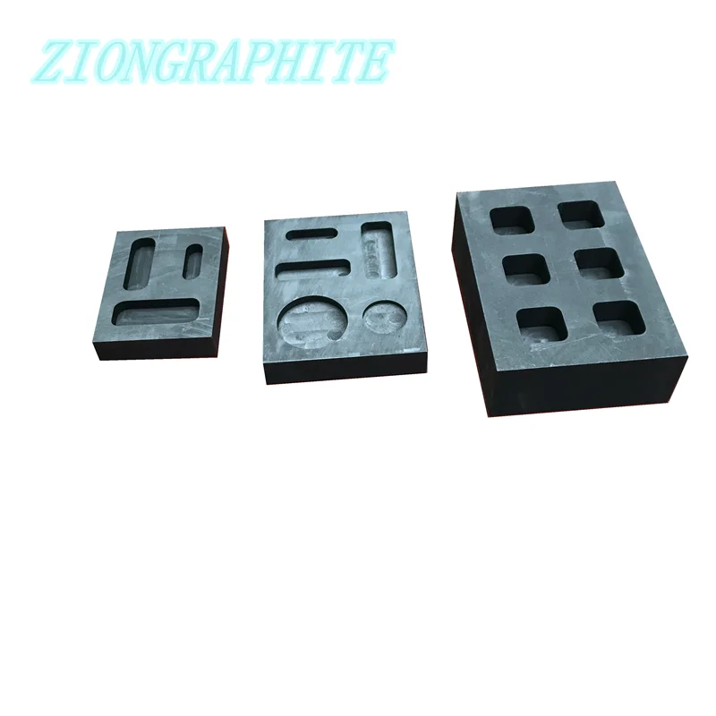 1 hole 2 holes 3 holes 5 holes 6 holes graphite Ingot Mold Porous graphite  Melting Crucible Mould for Metal Casting