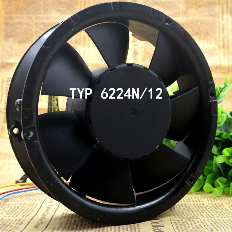 

1Piece Advanced cooling fan TYP6224N-12 172*172*51mm Sealed 18W 24v circular Silent Cooling Fan