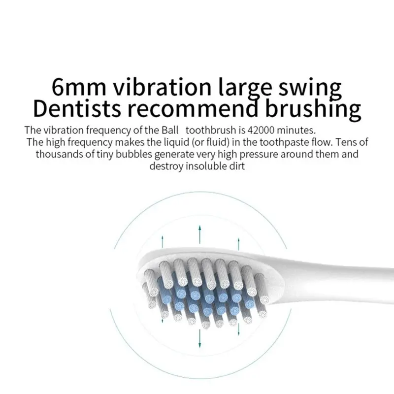 2026 New USB Charging Rechargeable Electric Toothbrush Set For Adults Includes 4 Soft Brush Heads
