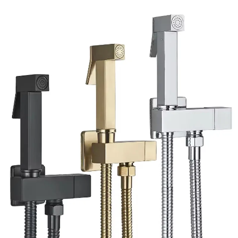 

Bathroom Bidet Faucet Brass Tap Washer Mixer Single Cold Water Shower Sprayer Head Tap Toilet Faucets Toilet Handle Jet