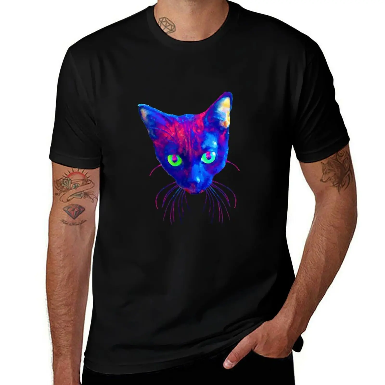 

Lil Bear Painted Art T-Shirt Big and Tall Gym T-Shirt