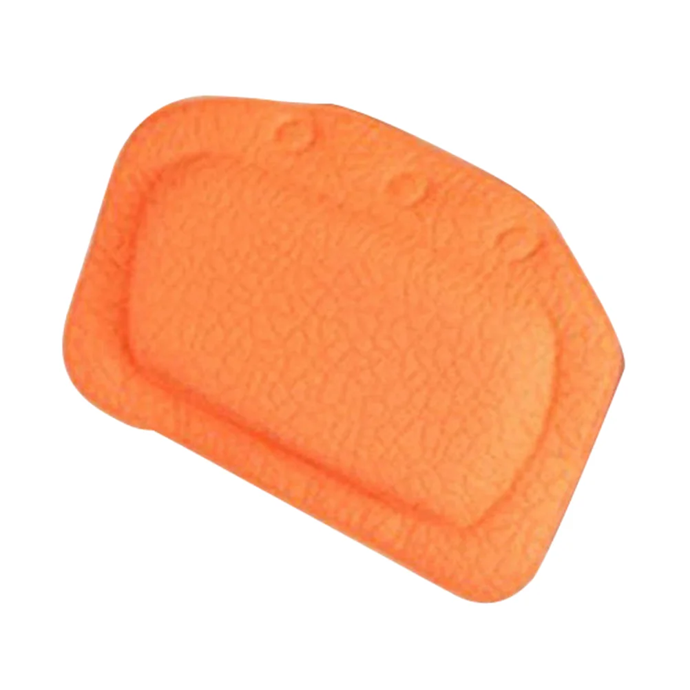 

Theow Pillows Bath Cushion Sponge for Tub Wiht Suction Cups Spa Headrest Orange