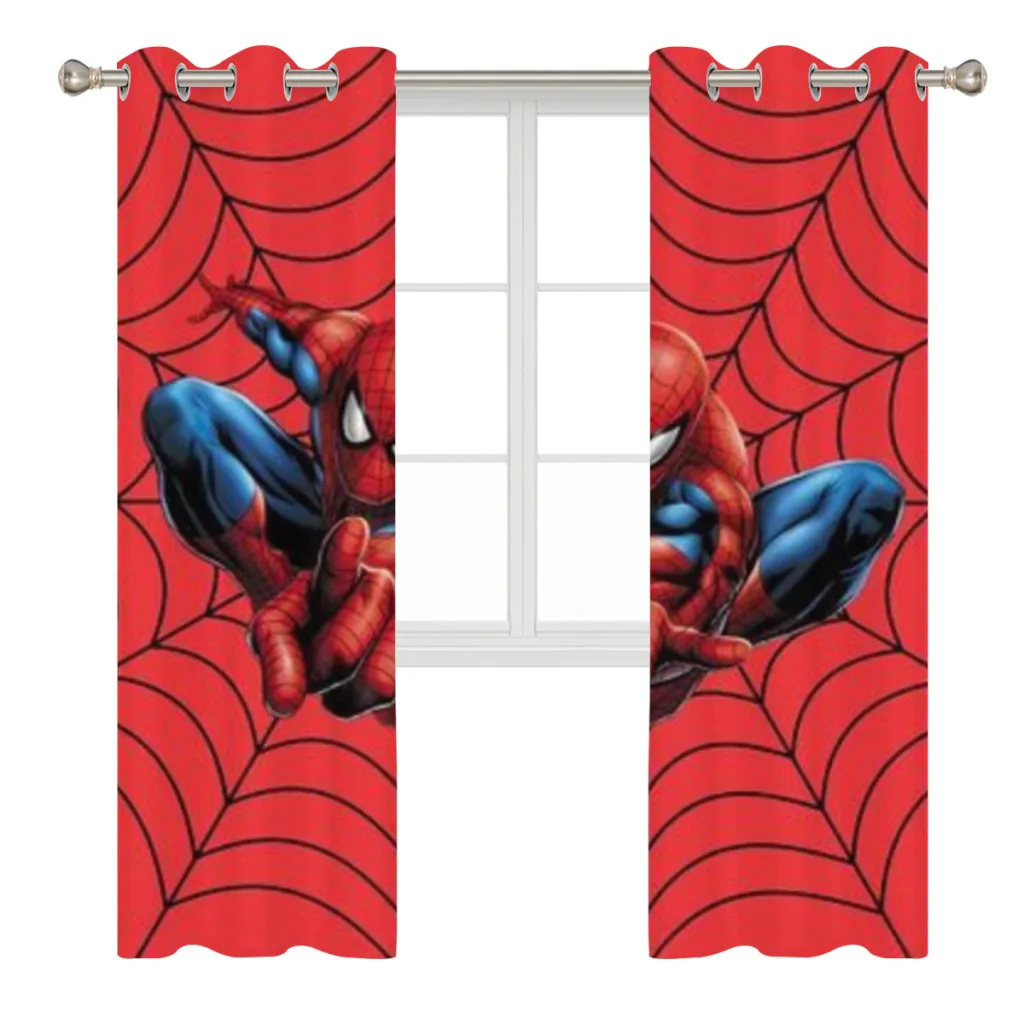 Marvel SpiderMan Blackout Curtains For Living room Bedroom