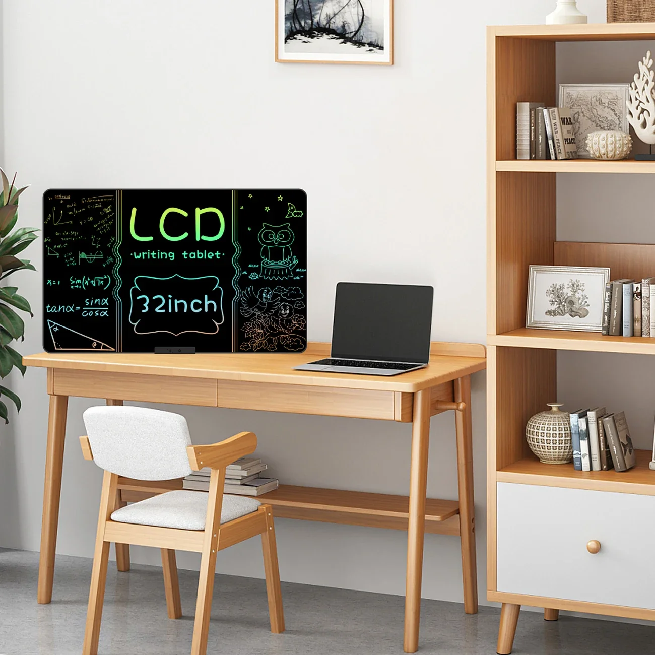32/28/20/16 Inch Electronic Drawing Board USB Rechargeable LCD Writing Tablet Drawing Painting Educational Learning Toy for Kids