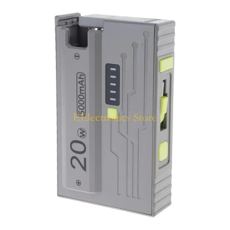 B03C 20W Fast Charging Powerbank Case Shell With Snapped In Type C Connectors For Easy Battery Replacement No Soldering Required