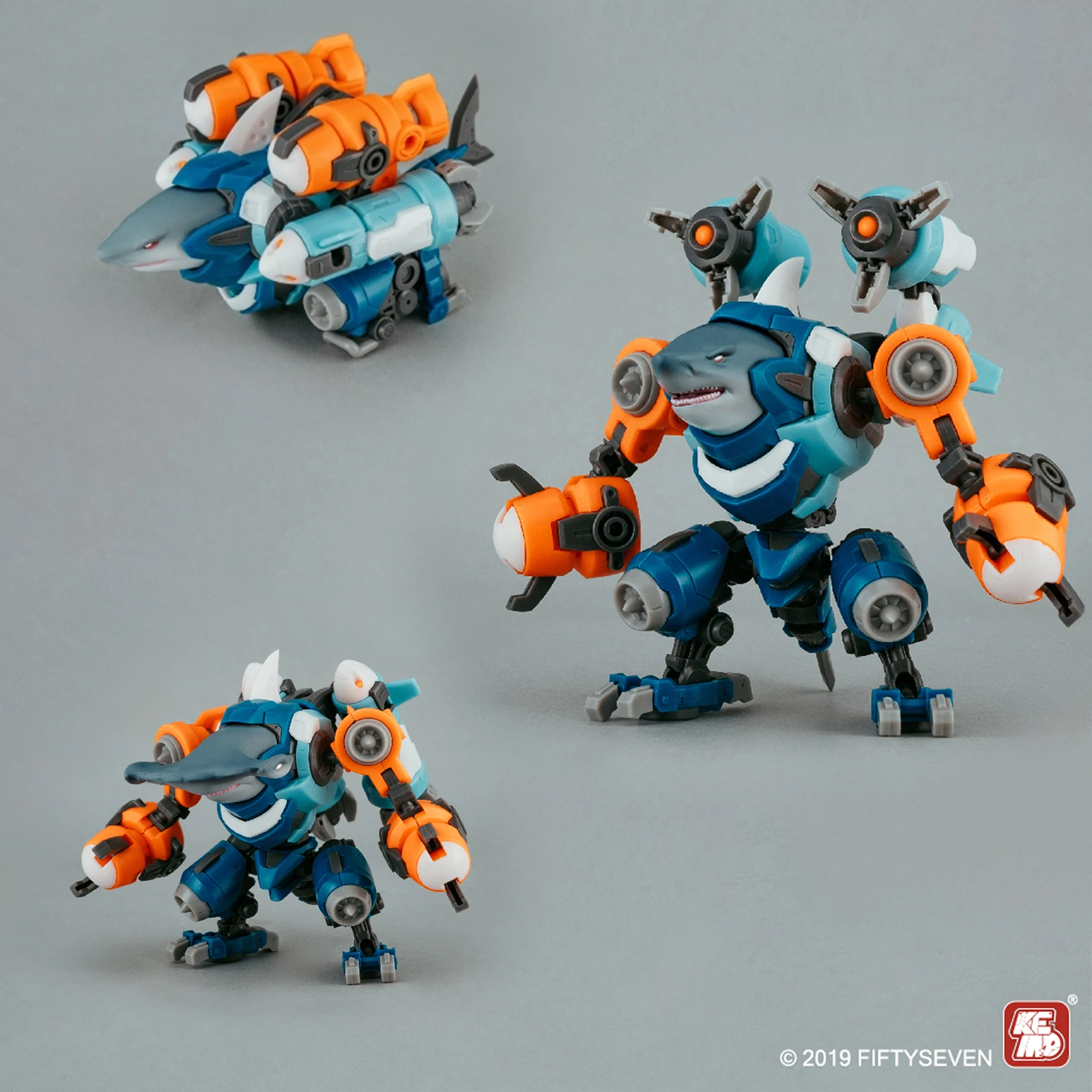 FIFTYSEVEN No.57 Manhunter DEEPSEA RIPPER 1/24 Action Figures Model Number 57 Puppet Armor Team Hunter Team Shark Kids Toy Gifts