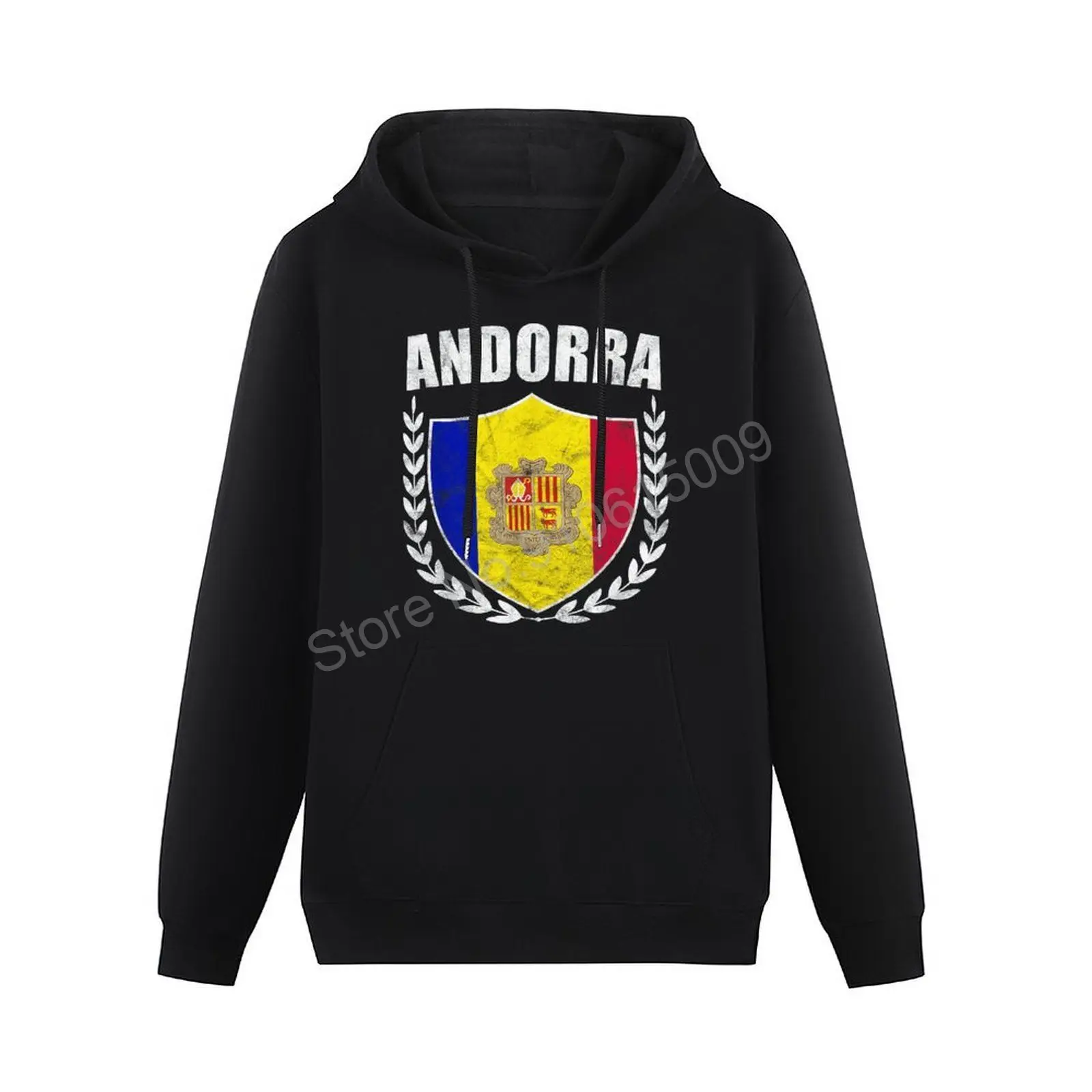 

Men Women Hoodies Andorra Flag Andorran Country Map Hoodie Pullover Hip Hop Hooded Sweatshirt Cotton Unisex