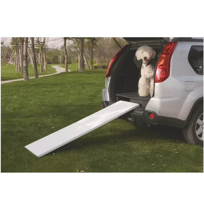Folding portable, pet ramp, dog aluminum car ramp, stable pet supplies