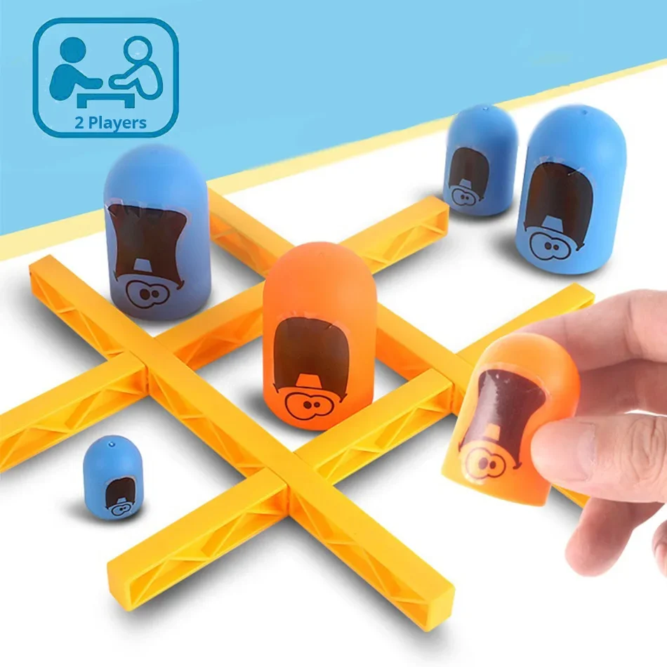 

2 Players Tic Tac Toe Big Eat Small Gobble Board Game Parent-child Interactive Competition Match Party Games Toys for Children