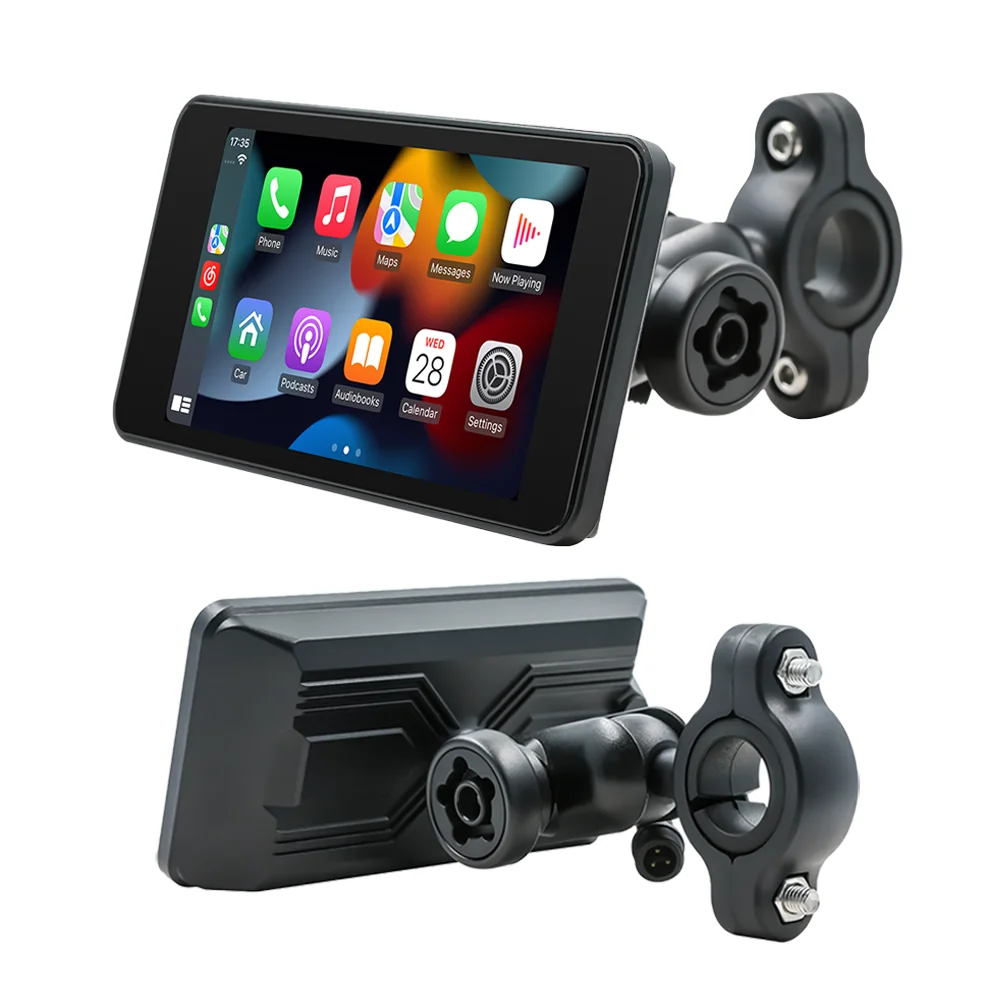 

New ODM Factory Direct Sales 4.7'' Portable Motorcycle Navigation CarPlay Android Auto for 5.0 Waterproof