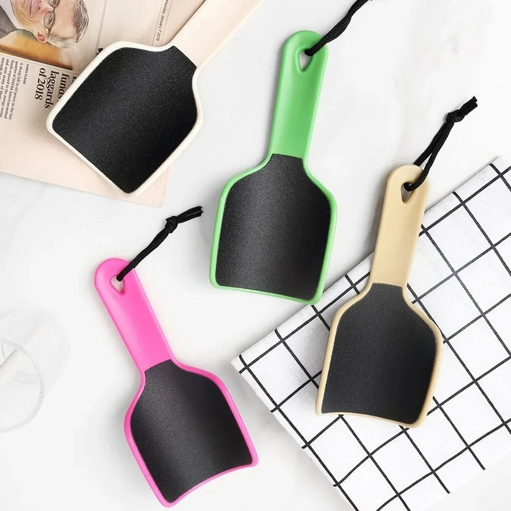 Fußschleifen Pediküre Fußfeile 1 Stück Fußraspel, Fußabsatzschaber, Fußfeile und Hornhautentferner Fußwäscher für abgestorbene Haut