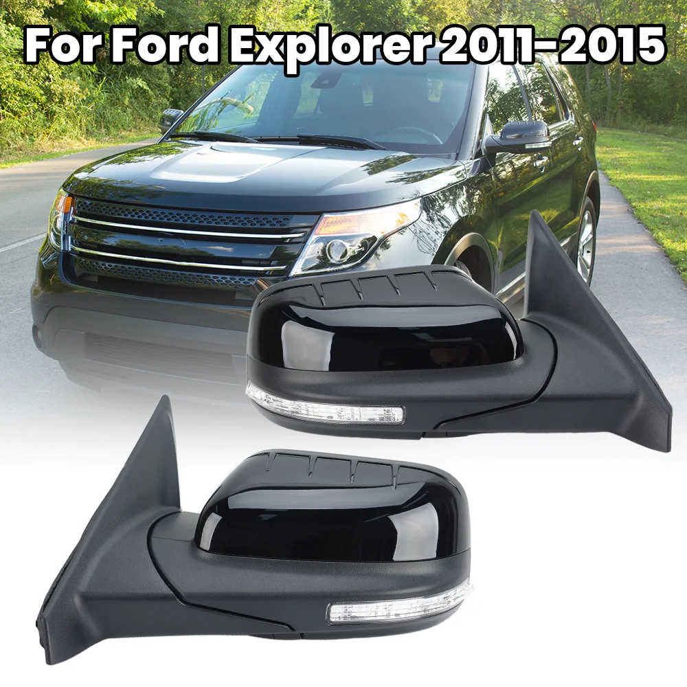 

9-контактное зеркало заднего вида в сборе для Ford Explorer 2011 2012 2013 2014 2015 слепый прожектор крыло дверное боковое зеркало автомобильные аксессуары