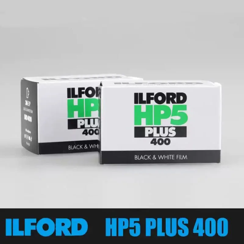 Original 1/2/3/5 ROLLS 35mm Black And White Film HP5 PLUS 400 ILFORD 135 Photographic Film Printable Media For 35mm Film Camera