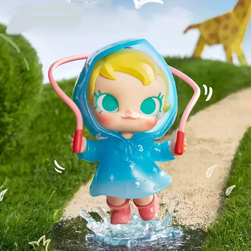 

Baby Molly Funny Raining Day Series Anime Action Figure Ornament Figurines Home Decor Desktop Dolls Model Gift