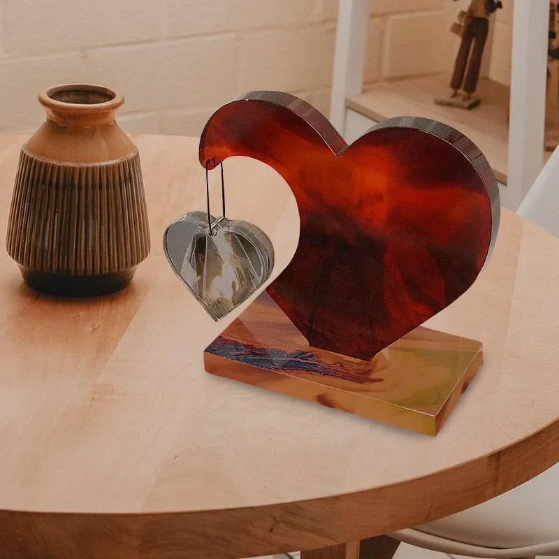 DIY Heart Photo Frame Resin Mold Silicone Casting Mould For Xmas Tree Ornament Handmade Craft Gift Home Decoration Accessories