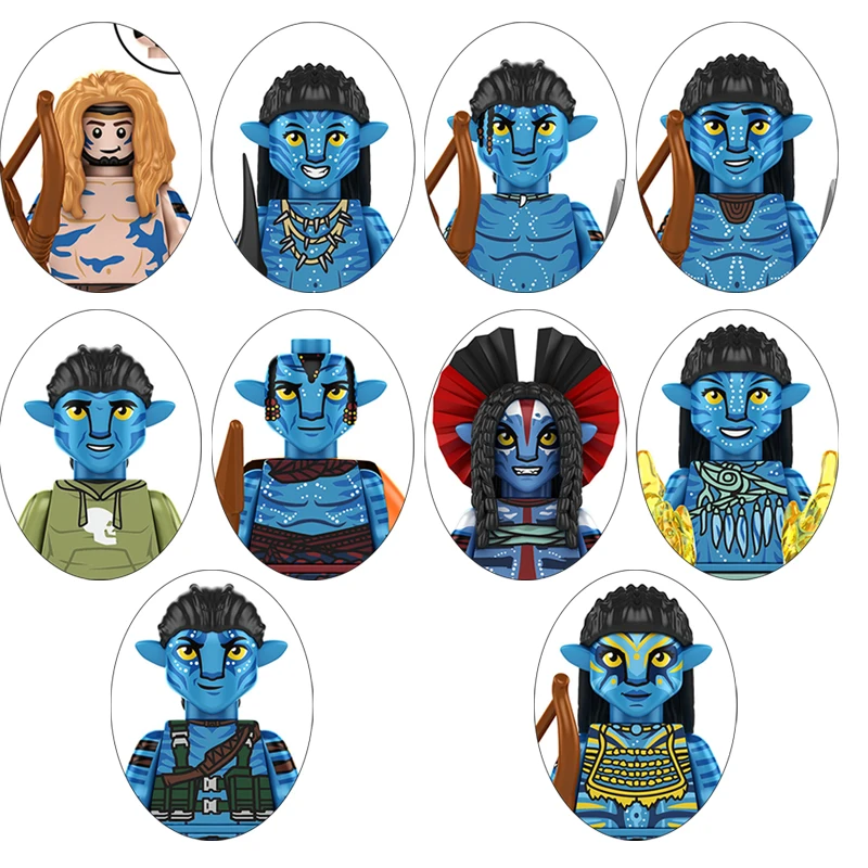 TP377 TP378 TP379Avatar blocs de construction Mini figurines d'action briques modèle assemble jouets