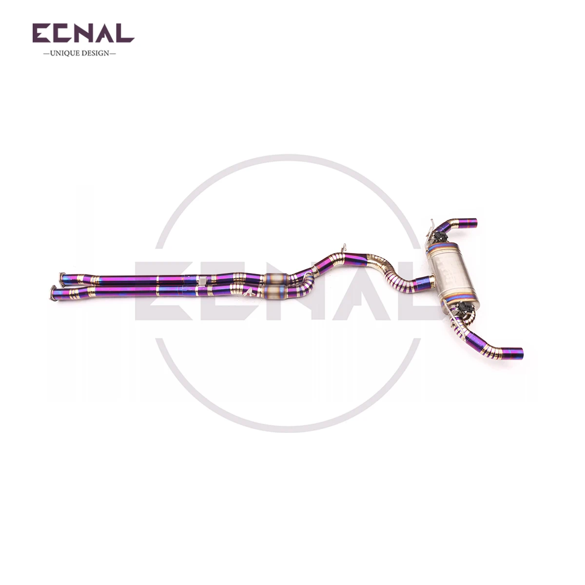 For 2017-2021 TTRS 2.5T Titanium Alloy Valve Exhaust System Muffler Ecnal Product