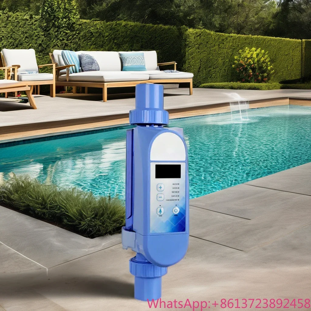 Generador de Cloro Salino de Alta Calidad para Piscinas Exteriores, Accesorio para Piscinas, Herramientas y Accesorios para Piscinas, Cloración Eficaz