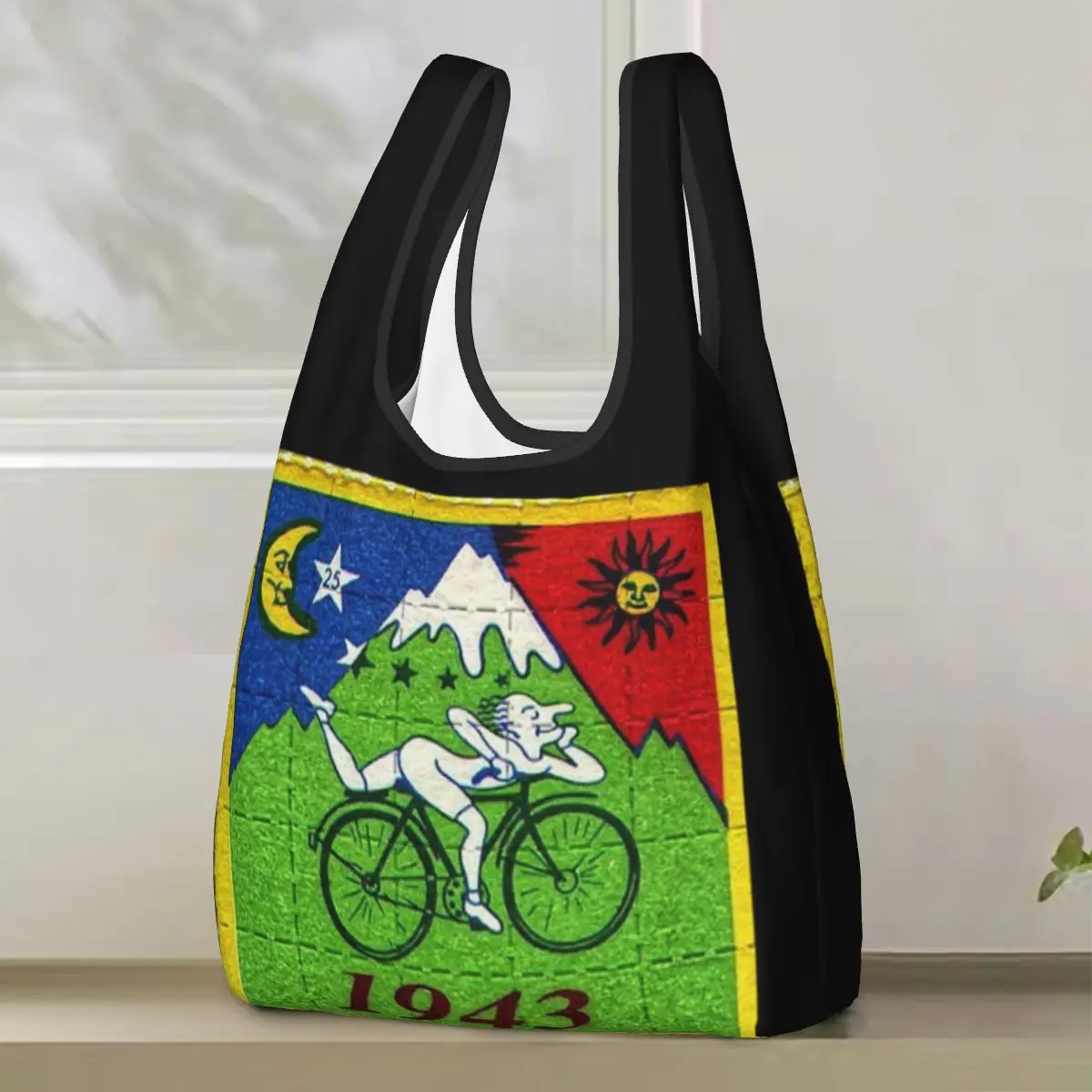 dia-da-bicicleta-lsd-blotter-arte-guia-sacola-de-compras-portatil-sacolas-dobravel-ombro-shopper-bolsa-de-compras