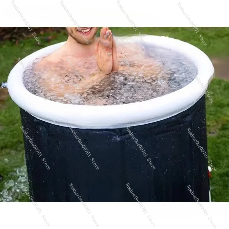 Ice Bath Bucket Folding Adult Bucket Household Inflatable Folding Bath Athlete Portable Ice Bath Bucket