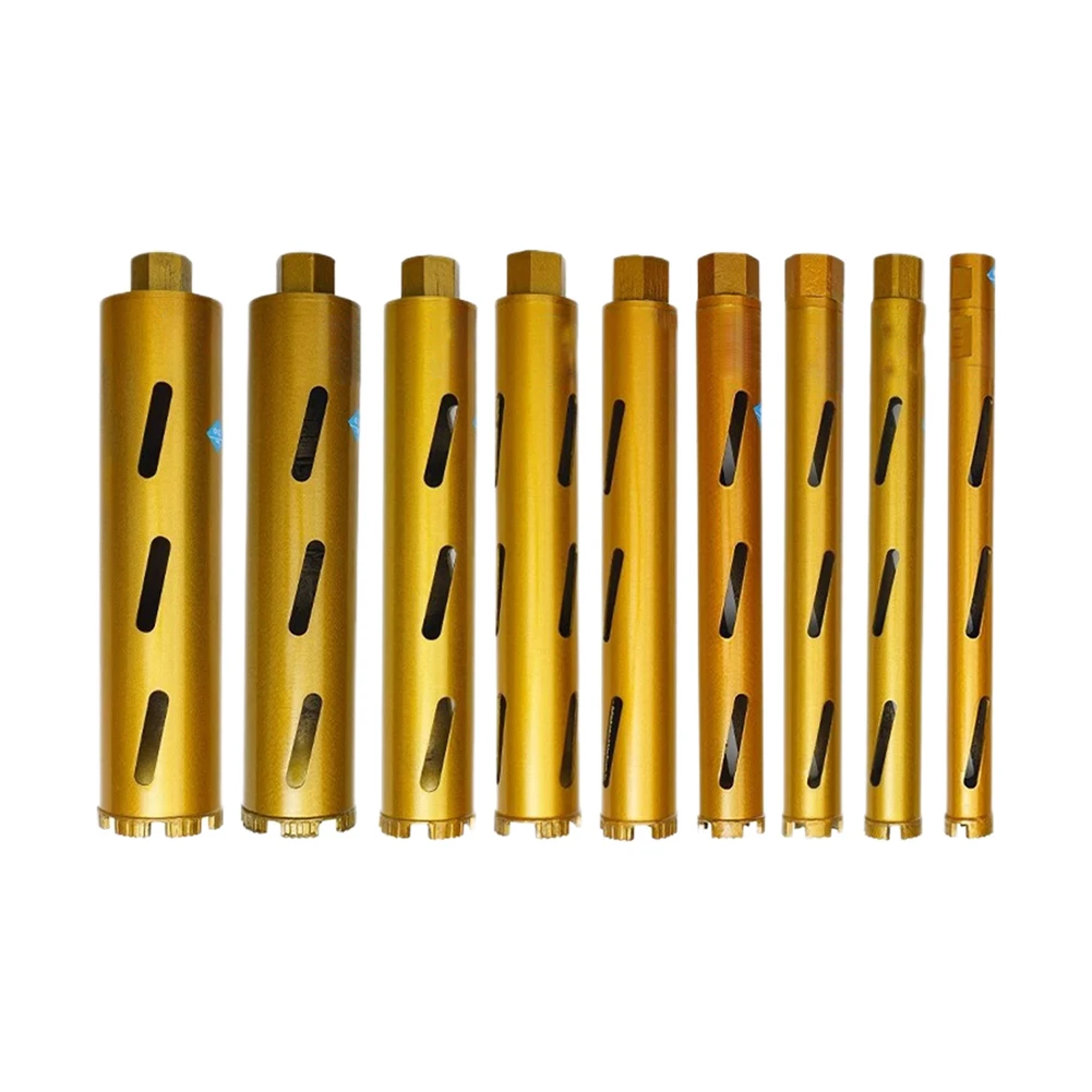 Материал Легкое крепление, возможность сухого и влажного сверления. Корончатое сверло M22 для бетона для различных применений.