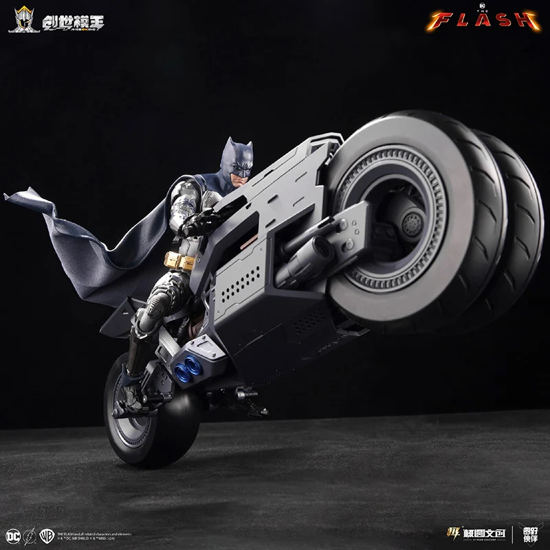 В наличии MODOKING 1/12 DC Mivoe FLASH Batman & Batcycle Ben Affleck Ver. Аниме Фигурки Сборка Модель Коллекция игрушек