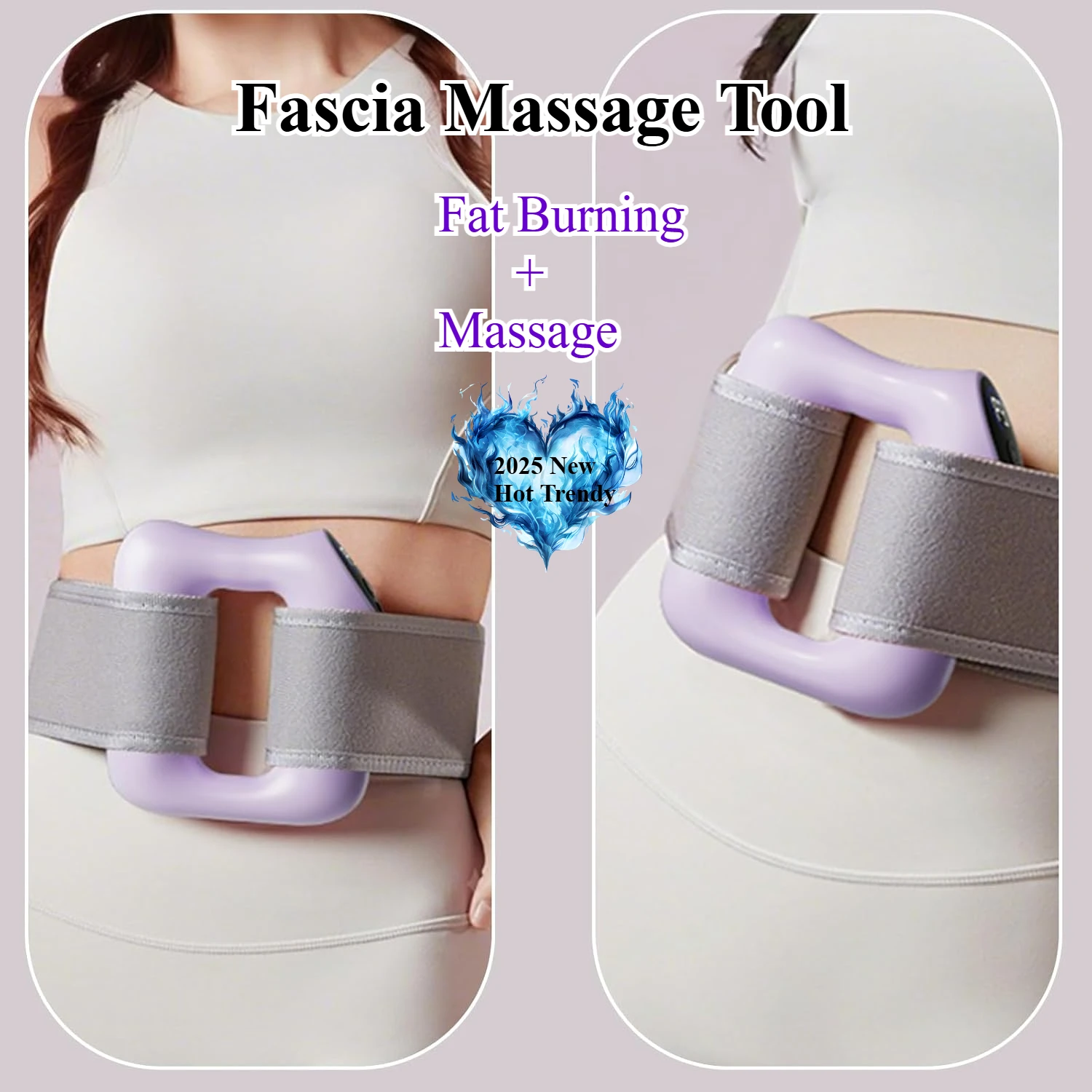

New Multifunctional Full-Body Fascia Ring, Ergonomic Electric Fascia Massage Tool, 5 Modes, For Fat Burning&Shaping Weight Loss