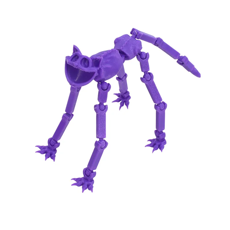 Brinquedo de Gato Monstro Impresso em 3D para Montagem DIY, Figura Articulada Posável, Decoração de Mesa para Alívio do Estresse, Presente Criativo