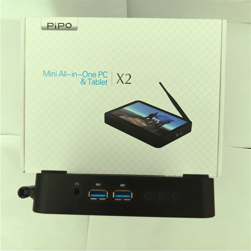 Pi PO X2S Mini PC In tel N4020 Quad-Core 4GB 64GB Windows 10 Smart TV Box Bluetooth 4.0 WiFi 100M LAN HD Media Player