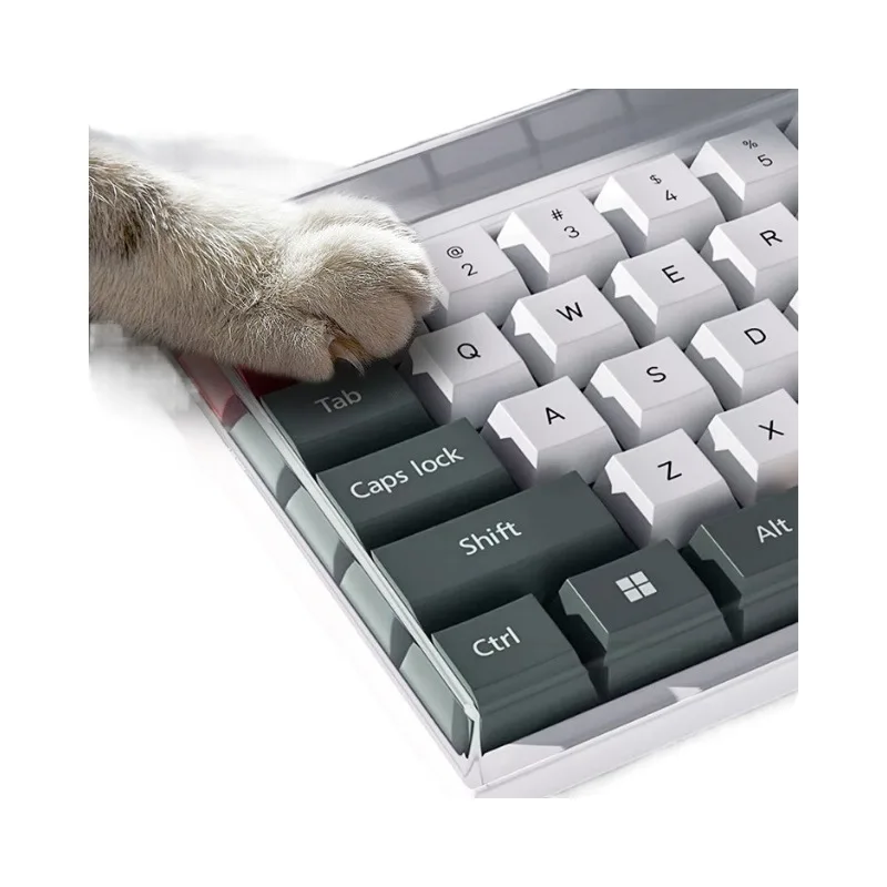 Acrylic mechanical keyboard dust cover 108 keys 87 keys 68 keys waterproof pet proof