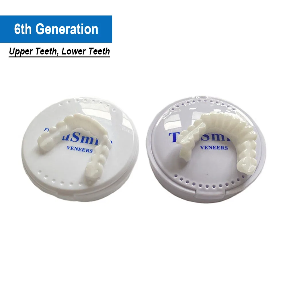 1 Set Temporary Dental Restoration Kit Upper Lower False Teeth Veneers Denture Brace False Tooth Snap Repair Fitting Materials