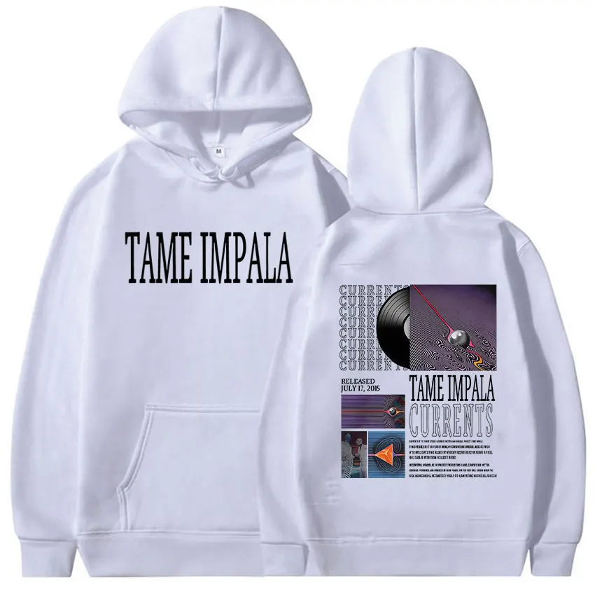 Rock Band Tame Impala Tour 2026 New Cover Hoodies Unisex Vintage Oversized Long Sleeve Sweatshirt Hip Hop Pop Music Fleece Hoody