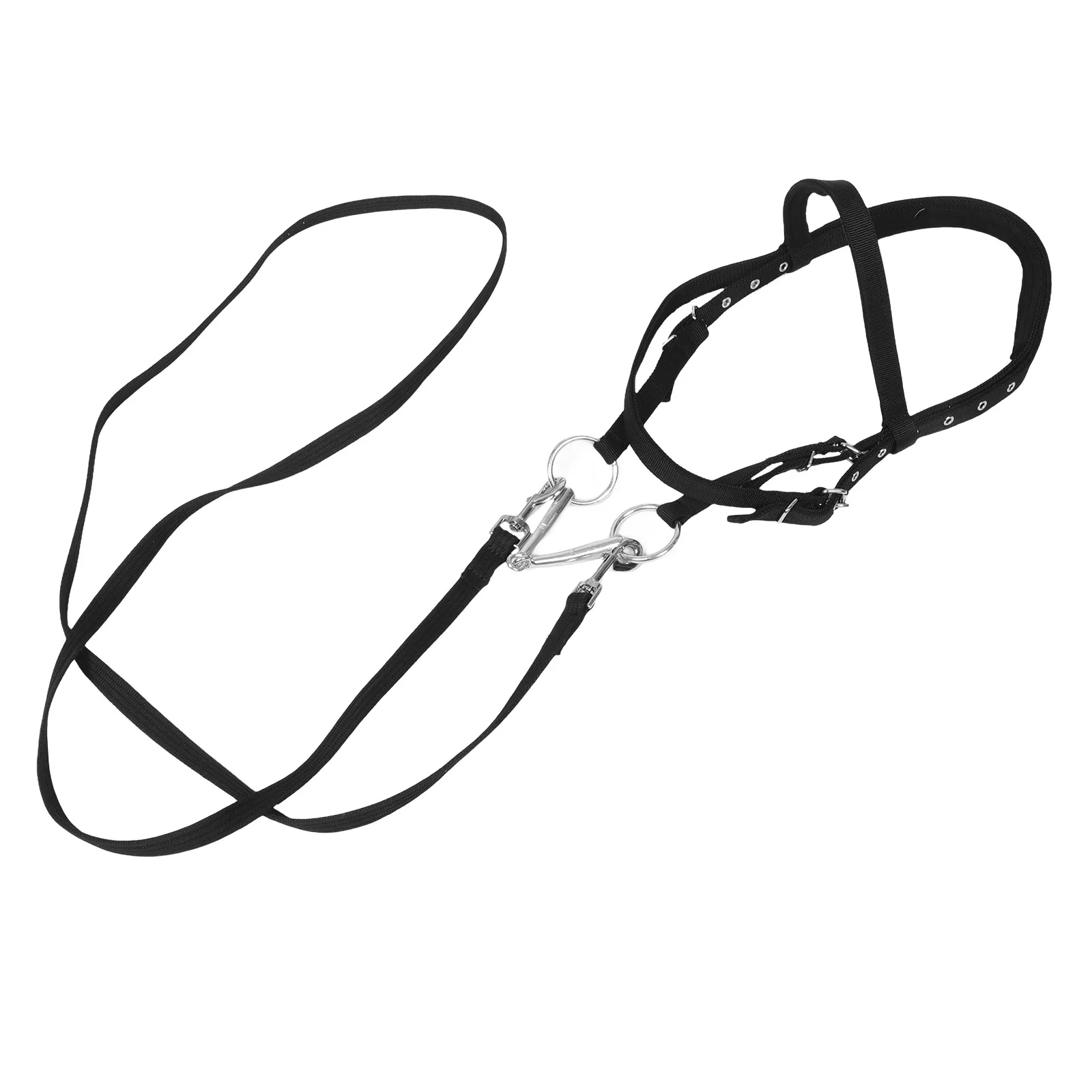

Sturdy Nylon Reins Bitless Bridle Rope for Small Horses Secure Black Large Horse Tack Western Rope Bridles