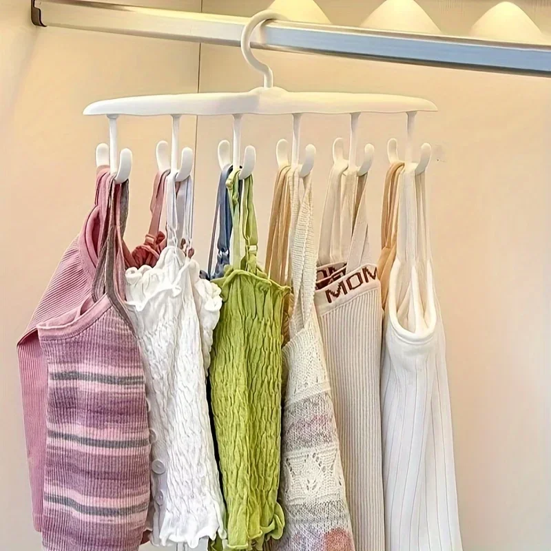 

2 Pieces of Hanging Hangers for Household Clothes, Underwear , Plastic Hangers, Rotatable Multi Hook Hangers Trouser hanger Hook