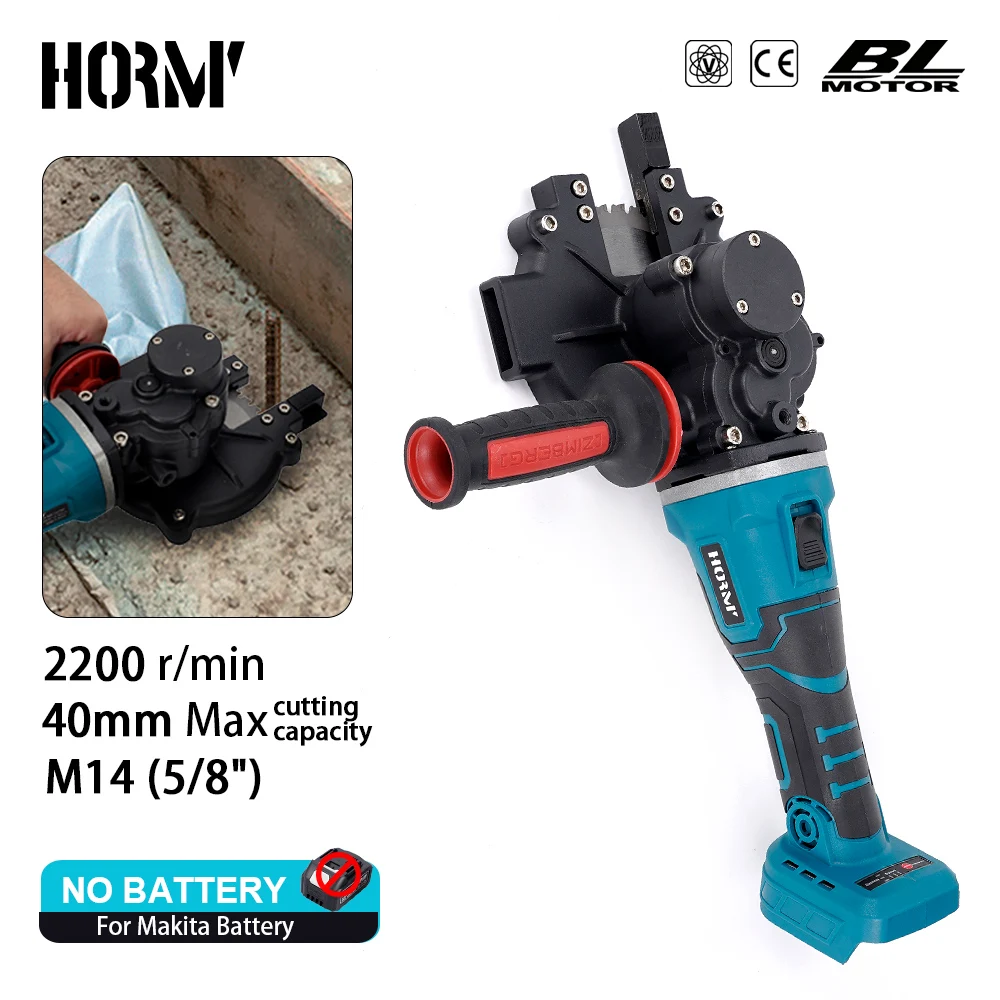 

Hormy Brushless Electric Angle Grinder Cordless Polishing Machine Metal Wood Cutted No Battery Power Tool For Makita 18V Battery