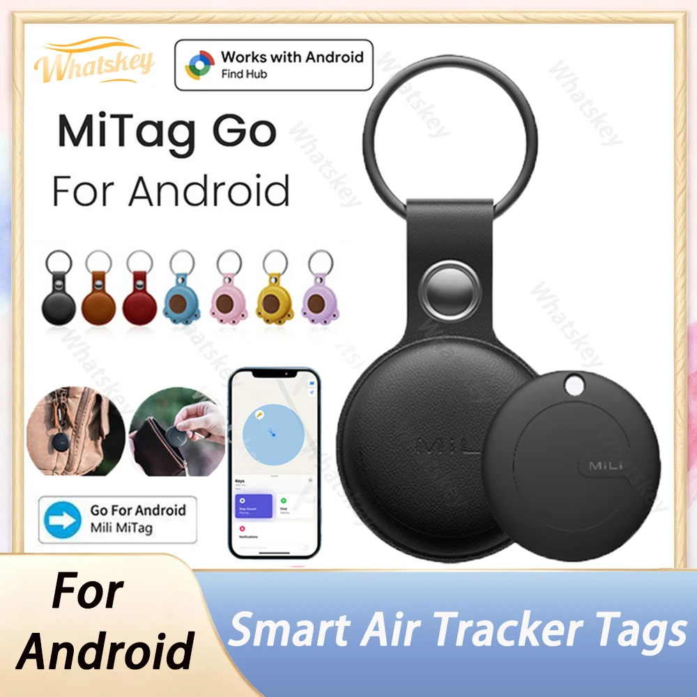 

MiLi MiTag Smart GPS Tracker For Android Bluetooth Locator Work With Google Find Hub Device Anti-Lost Device Keys Wallet Finder