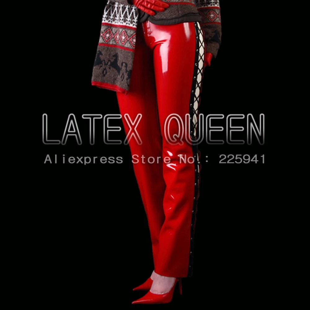 고무 라텍스 긴 바지