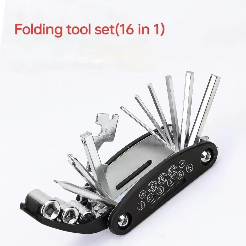 16 in 1 Multi Functional Portable Screw Tool Set for Motorcycle Accessories Bike Furniture Maintenance Tools Hexagon Wrench Set